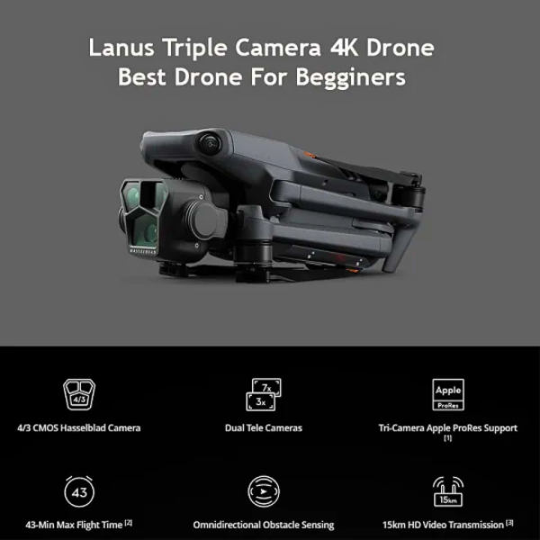 Lanus® 4K Drone with Camera (60% OFF)