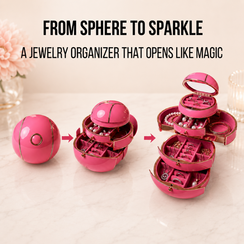Jewlora™ Magic Sphere Jewelry Organizer ✨